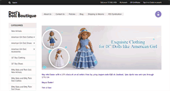 Desktop Screenshot of dorisdollboutique.com